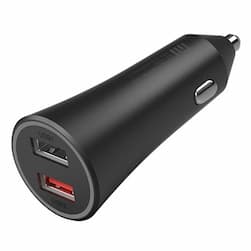 Зарядное устройство автомобильное Xiaomi Mi Dual-Port Car Charger, 37Вт— фото №0