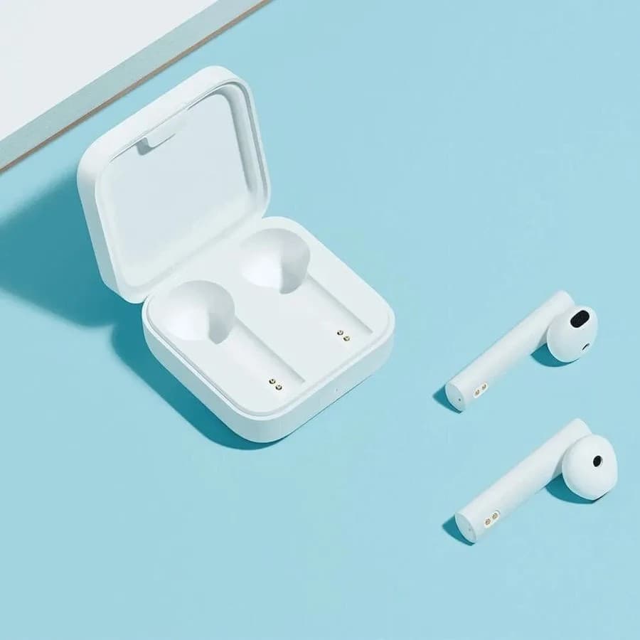 Беспроводные наушники Xiaomi Mi True Wireless Earphones 2 Basic (TWSEJ08WM), белый— фото №2