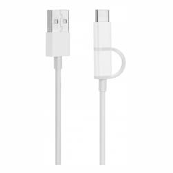 Кабель Xiaomi USB / Type-C/Micro USB 1м, белый— фото №1