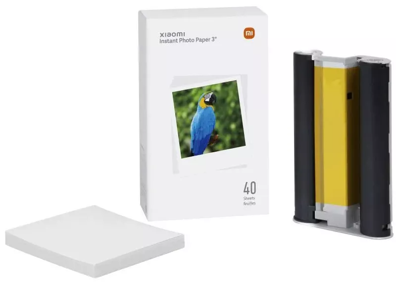 Бумага для фотопринтера Xiaomi Instant Photo Paper 3&quot; (40листов)— фото №1