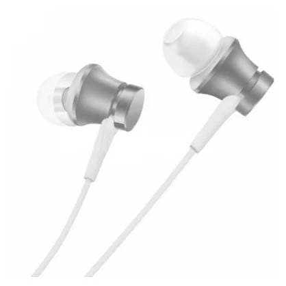 Наушники Xiaomi Mi In-Ear Headphones Basic HSEJ03JY, серебристый— фото №0