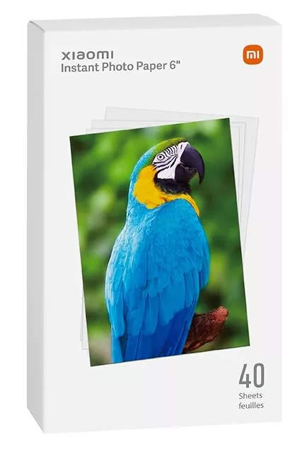 Бумага для фотопринтера Xiaomi Instant Photo Paper 6&quot; (40листов)— фото №0